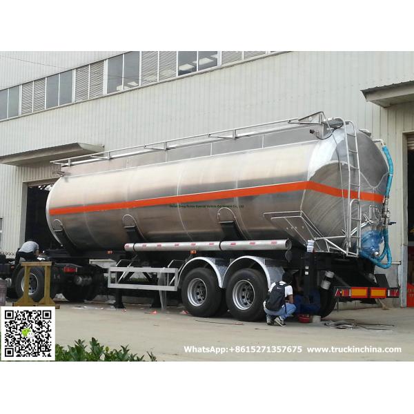 Aluminum Alloy  Wheat Flour Bulk Tanker with Tipping Hydraulic Cylinder (6000USG-10000USG ）whApp:+8615271357675
