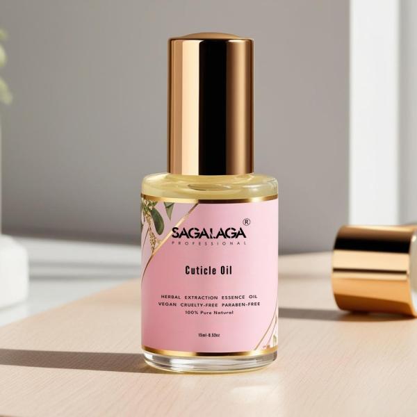Unique Nails Organic Vitamin E Cuticle Oil with Dropper Bottle Environmental Protection Material