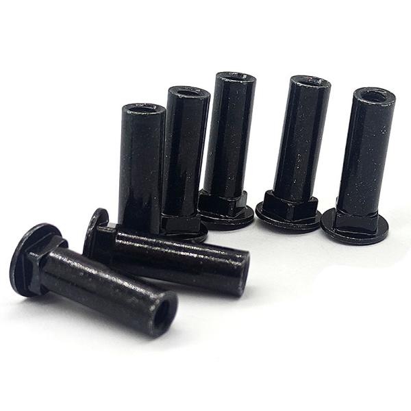 Anodized Surface Metal Fabrication Parts 0.01mm Tolerance Stainless Steel Hollow Rivets