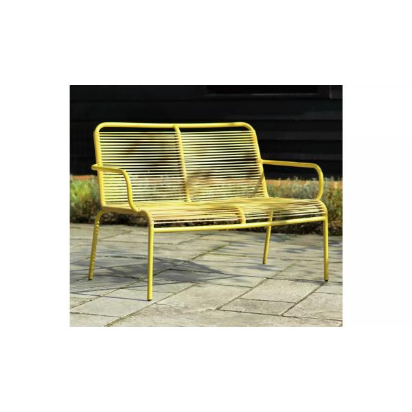 Villa AJUNION 4 Seater Metal Garden Furniture Balcony Patio Set Bistro Set Steel Garden Set