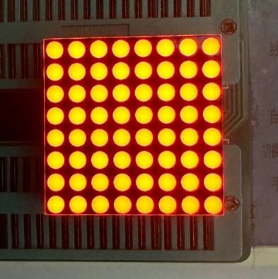 Affichage LED Performances stables Bicolore Rouge/Vert 3mm Matrice 8*8DOT pour panneaux défilants
