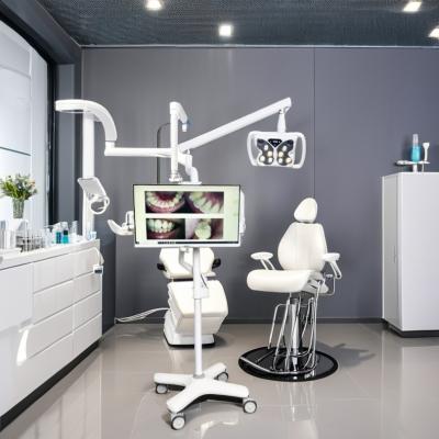 Beauty Salon Teeth Whitehing Machine Blue Light 10 Eyes Teeth Bleaching Machine Mobile Dental Teeth Whitening Lamp