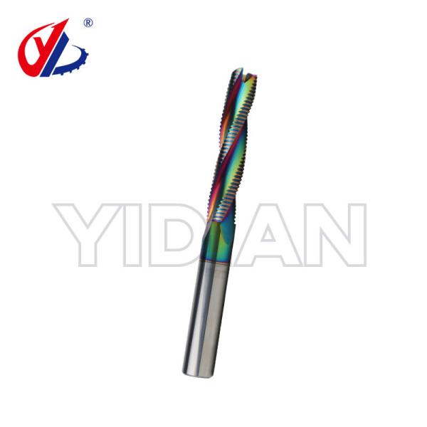 Roughing End Mill Carbide 3 Flutes for wooden door drilling keyhole, particleboard, multi-layer board, hardwood cutting and grooving, durable processing speed, smooth chip removal.