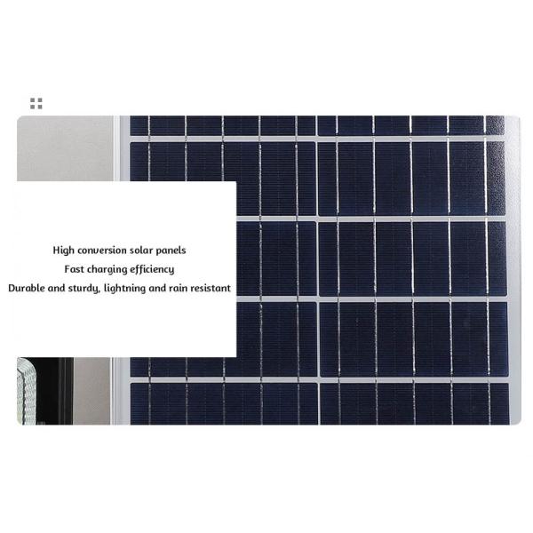 High Brightness LED Solar Floodlight Waterproof Outdoor Courtyard and Street Light with Aluminum Shell IP66 Rating 100W