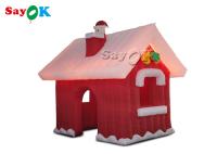 Chambre gonflable de village de Noël de 3*3*3m Oxford pour la partie