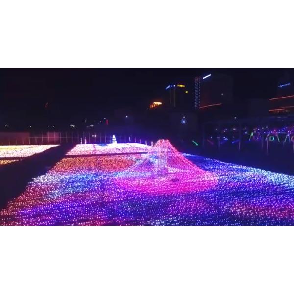 Полноцветный светодиодный точечный свет 3x16 бит Разрешение IP67 Led Mesh 4leds освещение