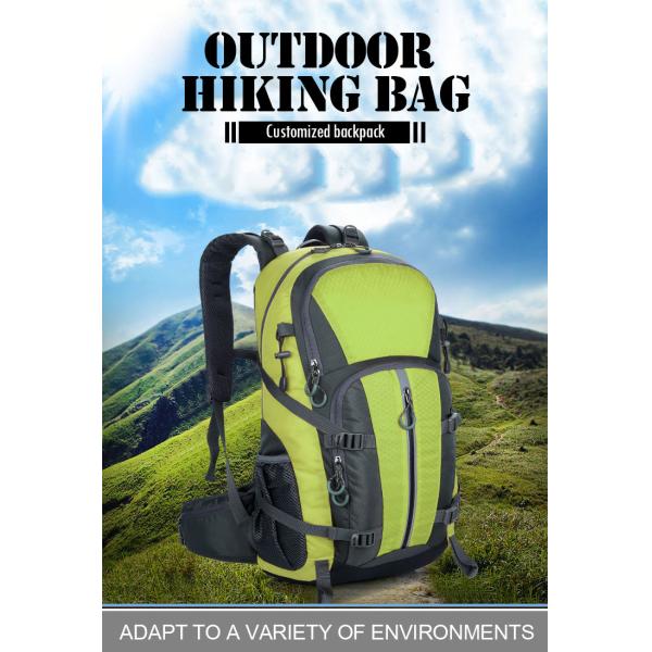 Large Capacity Outdoor Sports Backpacks , Men Women Travel Backpack Custom Logo