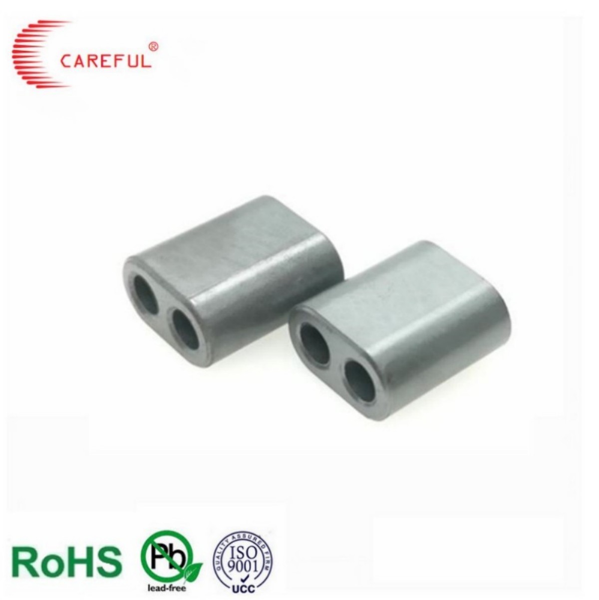 Careful RID One-Piece Dual-Hole Ferrite Core for Power Line Filtering ODM/OEM RoHS REACH