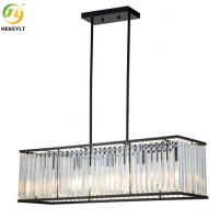 Dimmable claro Crystal Pendant Light Luxury K9 Crystal Metal