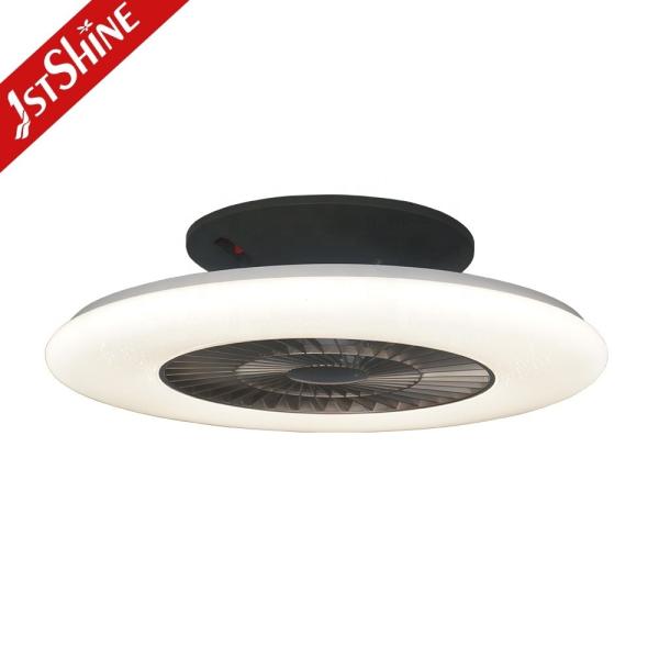 1stshine 2- Safe Star Pattern Soft Light Child Room Time Setting Ventilador de teto LED regulável