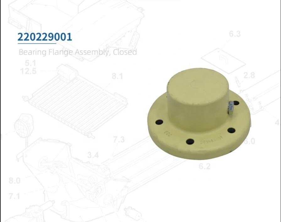 Putzmeister Concrete Pump Truck Parts Mixing Flange With Cover Bearing Flange Assembly, Closed 220229001