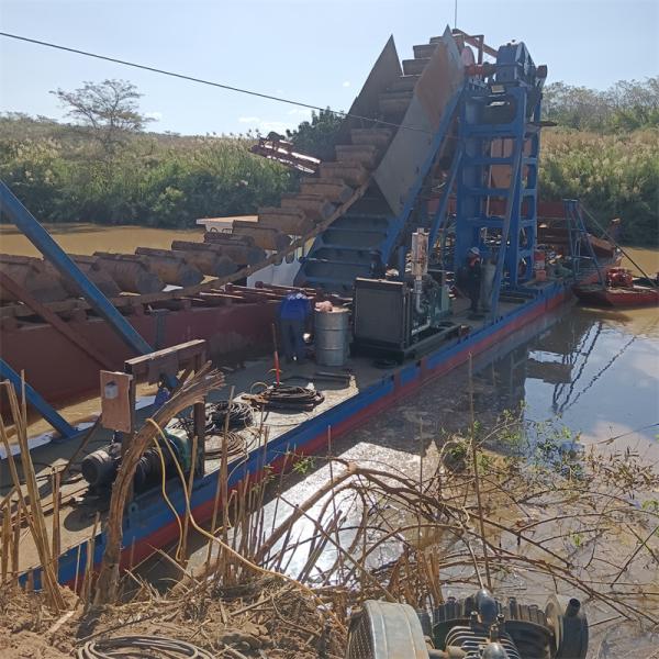 80-100m3/H Bucket Chain Dredger For River Sand Mining With High Efficiency