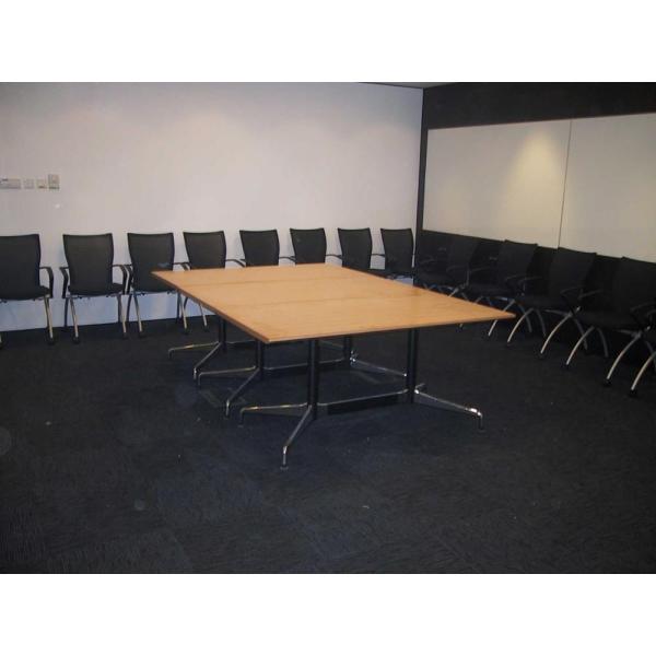 Black Color Cast Aluminum Table Base / Meeting Table Legs Eco Friendly