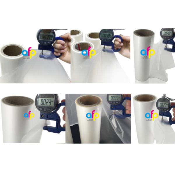 Thermal Matte Finish Laminating Film Roll For Hot Stamping / Spot UV