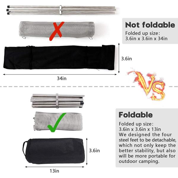 Tabletop Bio Fire Pit Collapsing Steel Mesh Fireplace for Camping Backyard and Garden