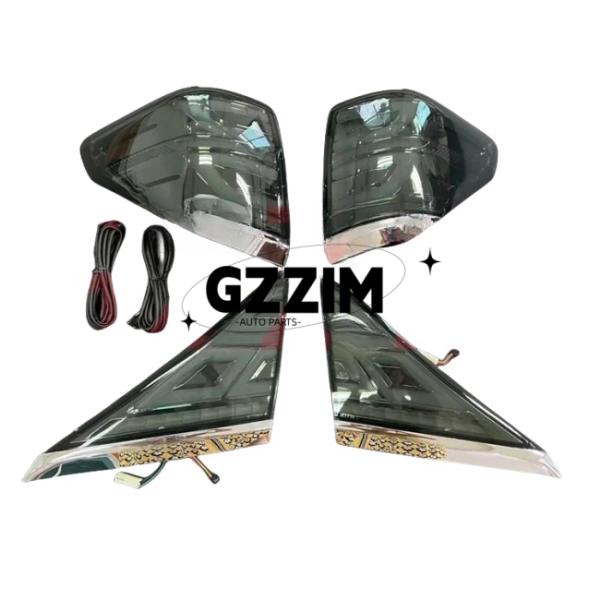 Черный красный ABS Пластиковые светодиодные задние фонари для автомобилей Alphard 2015-2022 Обновление до 2024 года