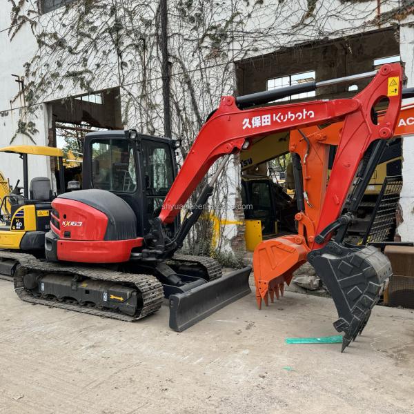 KX163 Excavateur Kubota Haute précision et bras robustes pour vos besoins de construction