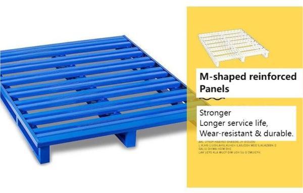 Rectangular Torrentable Stackable Pallets For  4 Way Forklift Entry Customizable