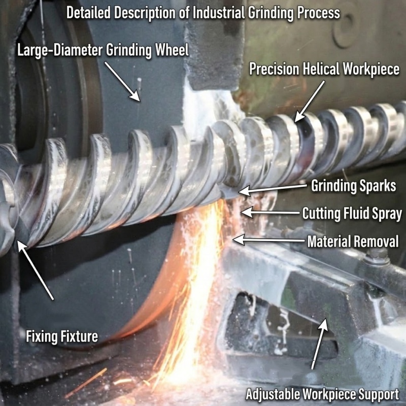 Conical Twin Screw Barrel for PVC Pipe Production with Wear Resistance, Corrosion Resistance, and Long Life Time