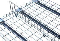 Movable Wire Mesh Dividers / Panels Free Standing Full Height With Clips