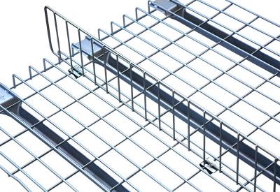 Movable Wire Mesh Dividers / Panels Free Standing Full Height With Clips