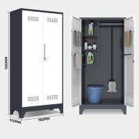 Le métal de structure de KD usine le Cabinet de nettoyage en acier de casier de stockage