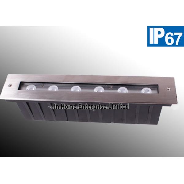 18w Rgb Rectangular Underground Lighting Fixtures Patio Eco - Friendly