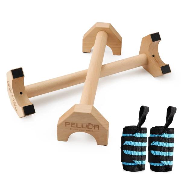 Durable exercise fitness strength training Handle Yoga aerobics equipment Home wooden push-up power stick