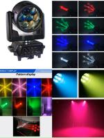 Mini intérieur 7 * 40w Led Wash ZOOM mouvement Beeye Stage DMX lumière pour concert