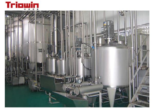 Industrial Dairy Processing Line For Coffee Cream Making One Year Warranty