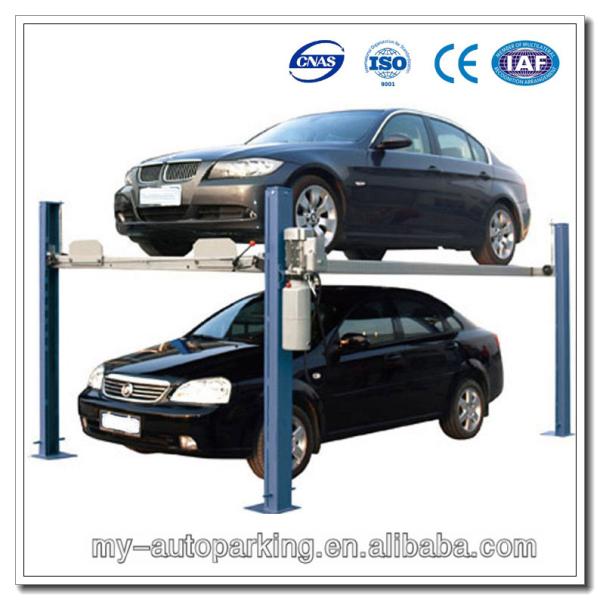 On Sale! Cheap Double Car Parking System Four Post Parking Lift Garage Parking Equipment