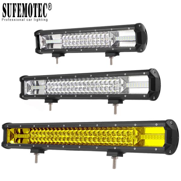 12 16 19 23 Straight 3 Row Led Bar For Car 4WD 4x4 Offroad SUV Boat ATV Trucks Combo Beam 12V Led Work Driving Light