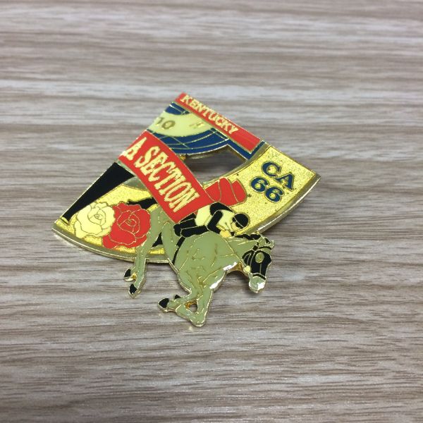 Zodiac Horse Enamel Pin, Chinese New Year Horse Lapel Badge