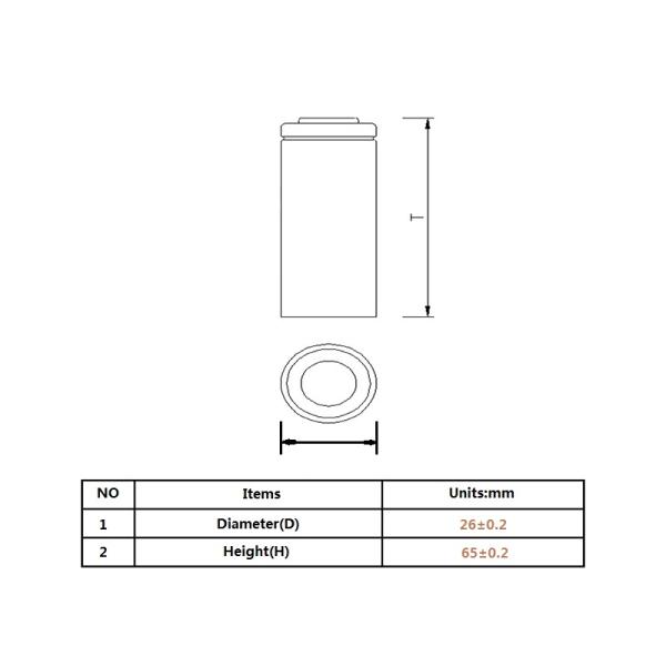 Подгонянная клетка батареи 26650 3.2V утюга Lifepo4 лития 3000mAh для скутера Motocycles велосипеда EV электрического