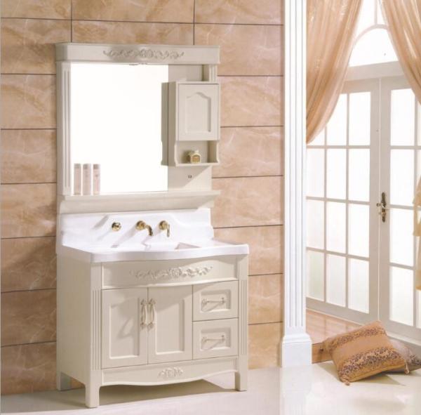 100 X48/cm PVC bathroom cabinet / wall cabinet / hung cabinet / white color for bathroom