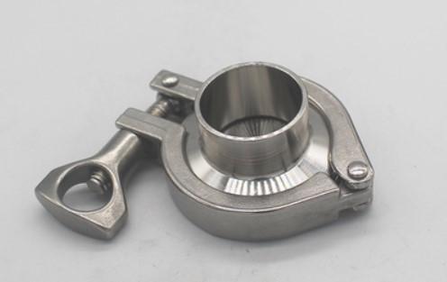 304 316 Stainless Steel Clamps Quick Fitting Sanitary Quick Flange Chuck Welded Pipe Fittings