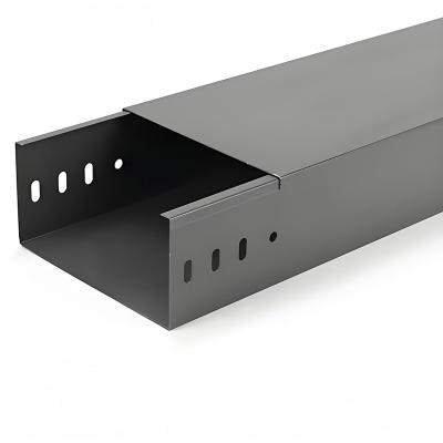 Wall Mount Steel Slotted Cable Support Tray With Height Customization And Steel Material