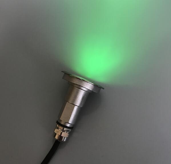316 Stainless Steel 12V 24V RGB 3 In1 LED Underwater Spot Light With PVC Sleeve