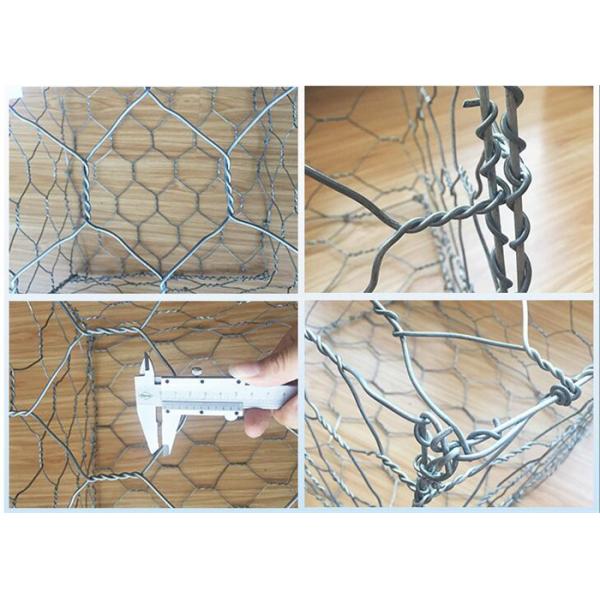 Hot Dipped Galvanized Gabion Stone Cage For Retaining Wall