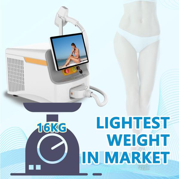 3 Wavelength 808nm 755nm 1064nm Diode Laser Hair Removal Device with Ice Titanium