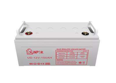 Bateria solar do gel acidificado ao chumbo profundo da bateria 200ah 100ah AGM do gel do ciclo 12V