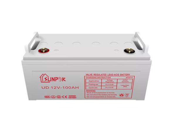 Bateria solar do gel acidificado ao chumbo profundo da bateria 200ah 100ah AGM do gel do ciclo 12V