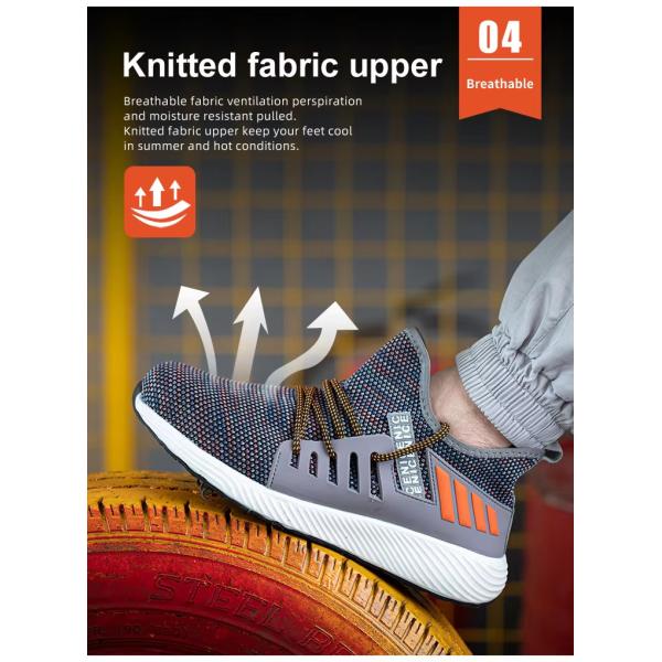 Sapatillas con estilo / ligero de acero para los dedos de las patas