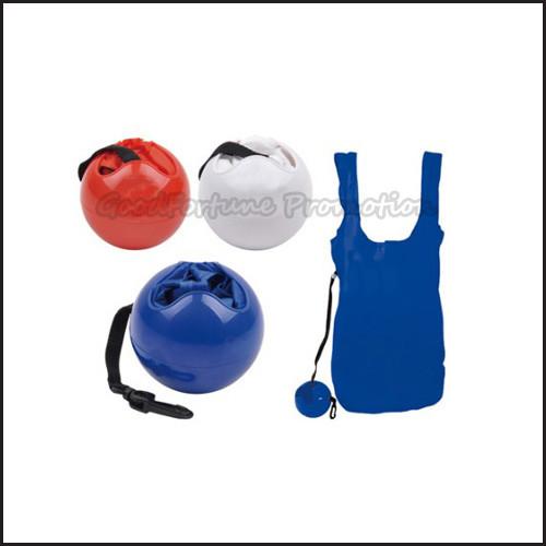Expandable Portable Nylon Ball Shape Bag Customizable Supermarket