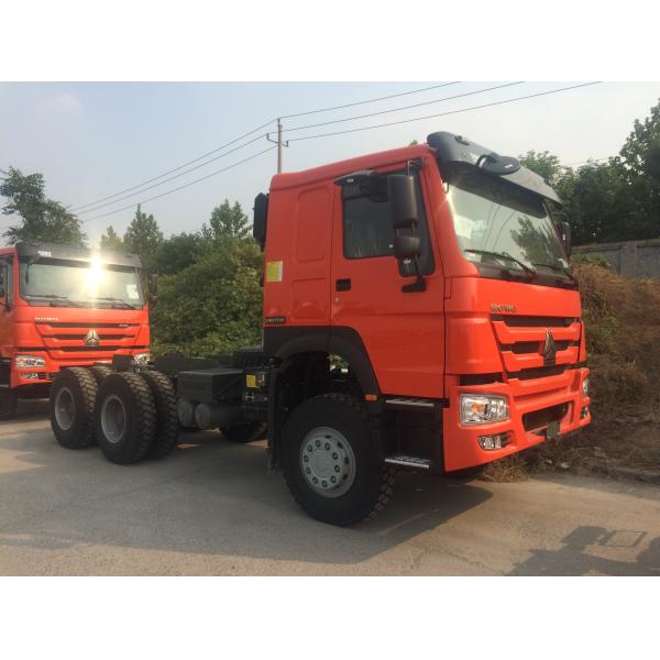 10 Wheels 371hp Euro 2 Engine Tractor Trailer Head SINOTRUK 6X4 For Export
