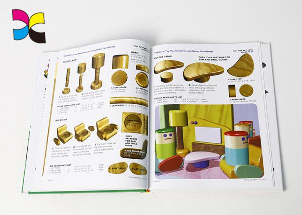 Gold Stamping Printed Journal Book Printing / Mini Hardcover Book Binding