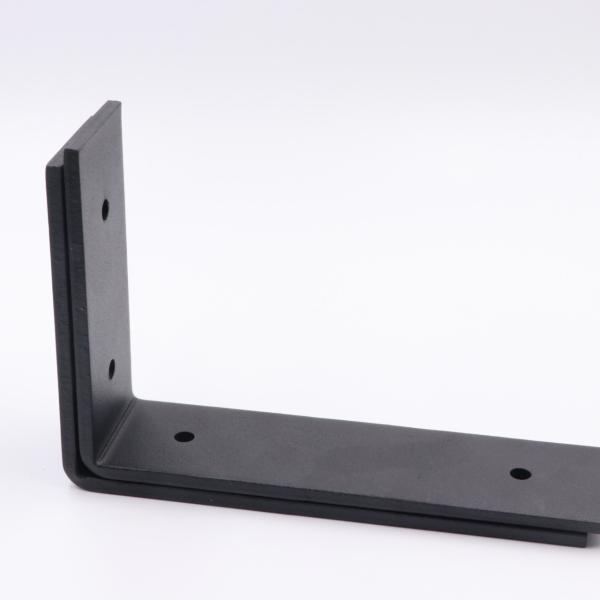 Refeitório flutuante de aço forjado industrial de 12 polegadas revestido em pó J Bracket com UP L Down Lip Floating Brackets