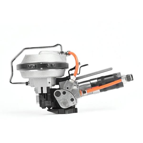 Handheld Combination Pneumatic 16mm 19mm Steel Strap Buckled Strapping Machine with 460*250*160MM Packing Type Wooden Box