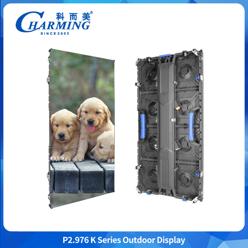 Outdoor LED Video Wall Display P2.98 IP65 Waterproof with 7680Hz Refresh Rate for Advertising Screen Solutions