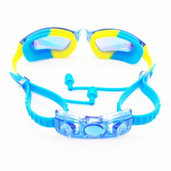 Professional PC Frame Anti Fog Children Swimming Goggles With Adjustable Strap